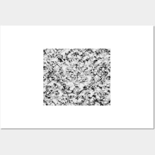 White dark night marble Posters and Art